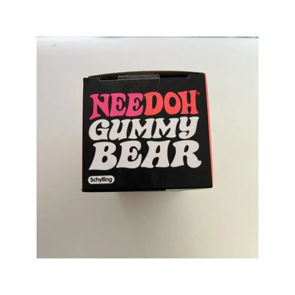 Schylling NeeDoh Gummy Bear Orange Fidget Stress Toy Squishy Nee Doh New In Box